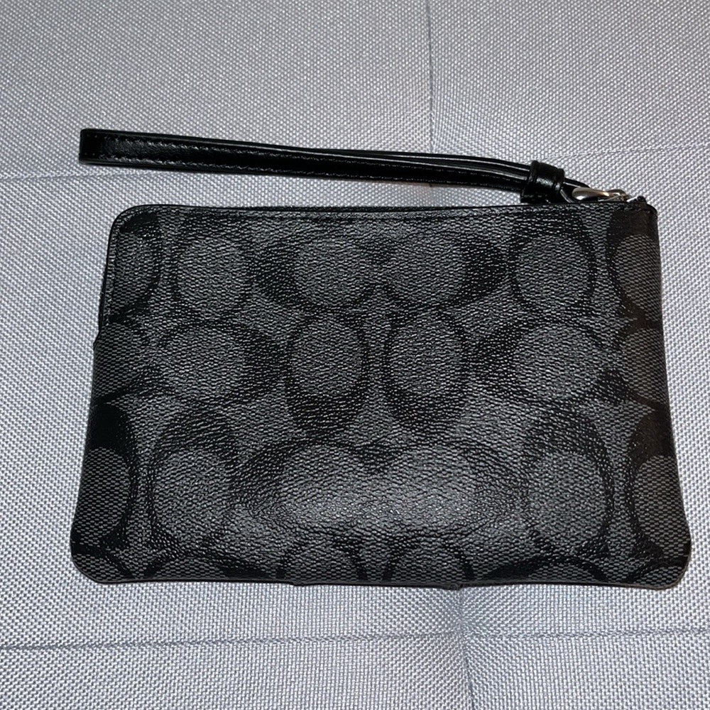 Coach Corner Zip Wristlet - Picture 2 of 3